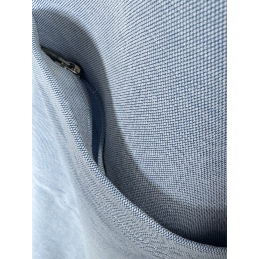 Lululemon Oxford Shirt Mens Blue‎ Long Sleeve Button Front Pocket Minimalist - Picture 4 of 16